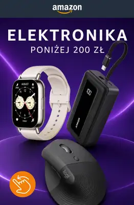 Amazon - gazetka promocyjna Elektronika poniżej 200 zł od niedzieli 12.07 