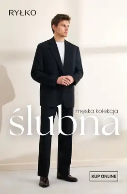Ryłko - gazetka promocyjna Męska kolekcja ślubna od piątku 10.07 