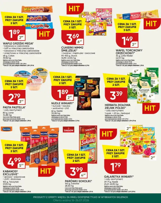 Chata Polska - gazetka promocyjna Więcej za mniej!  16-26.07  do niedzieli 26.07 - strona 3