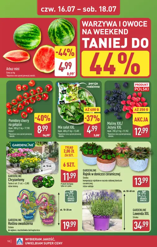 Aldi - gazetka promocyjna Weekend super cen w Aldi! od czwartku 16.07 do soboty 18.07 - strona 10