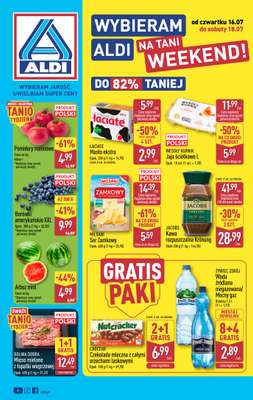 Aldi - gazetka promocyjna Weekend super cen w Aldi! od czwartku 16.07 do soboty 18.07
