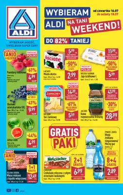 Aldi - gazetka promocyjna Weekend super cen w Aldi! od czwartku 16.07 do soboty 18.07