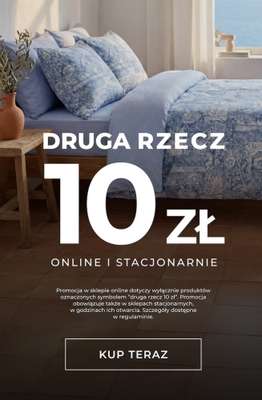 home&you - gazetka promocyjna Druga rzecz 10 zł od piątku 10.07 do wtorku 14.07
