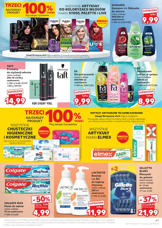 Kaufland - gazetka promocyjna Gazetka Tygodnia od czwartku 09.07 do środy 15.07 - strona 67