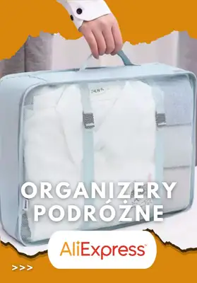 AliExpress - gazetka promocyjna Organizery podróżne od piątku 10.07 