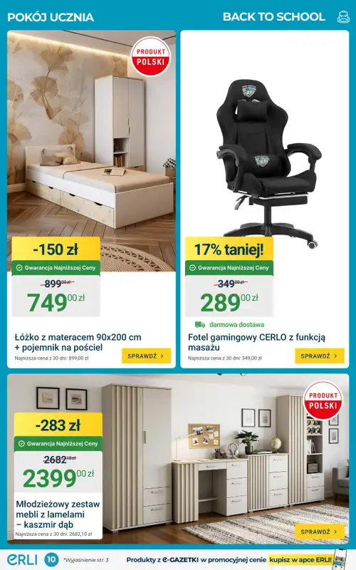 ERLI - gazetka promocyjna Sprawdź okazje tygodnia Erli! od poniedziałku 13.07 do niedzieli 19.07 - strona 10