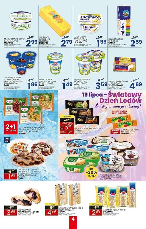 Wafelek - gazetka promocyjna Gazetka od poniedziałku 13.07 do soboty 25.07 - strona 4