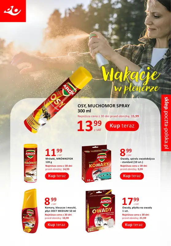 Poczta Polska - gazetka promocyjna Gazetka od poniedziałku 13.07 do niedzieli 26.07 - strona 5