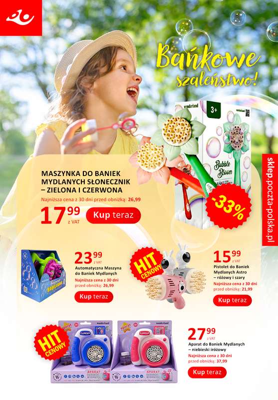 Poczta Polska - gazetka promocyjna Gazetka od poniedziałku 13.07 do niedzieli 26.07 - strona 6