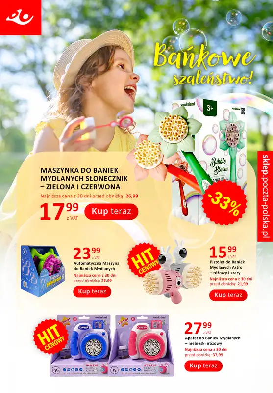 Poczta Polska - gazetka promocyjna Gazetka od poniedziałku 13.07 do niedzieli 26.07 - strona 6