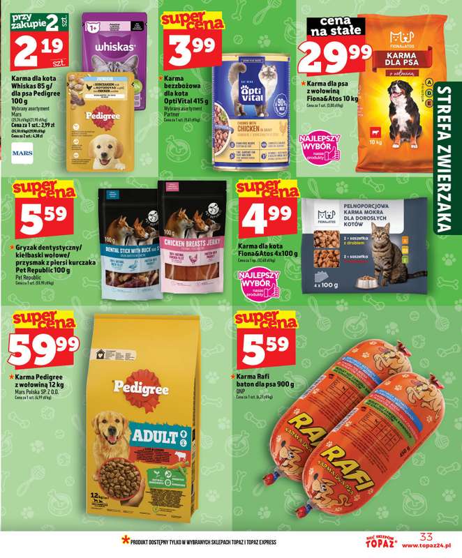 TOPAZ - gazetka promocyjna Gazetka od czwartku 16.07 do środy 22.07 - strona 33