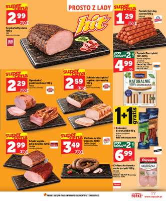 TOPAZ - gazetka promocyjna Gazetka od czwartku 16.07 do środy 22.07 - strona 17
