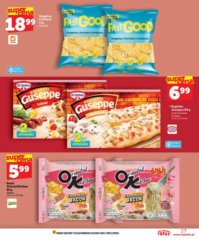 TOPAZ - gazetka promocyjna Gazetka od czwartku 16.07 do środy 22.07 - strona 27