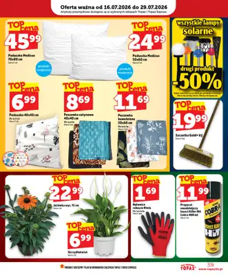 TOPAZ - gazetka promocyjna Gazetka od czwartku 16.07 do środy 22.07 - strona 39