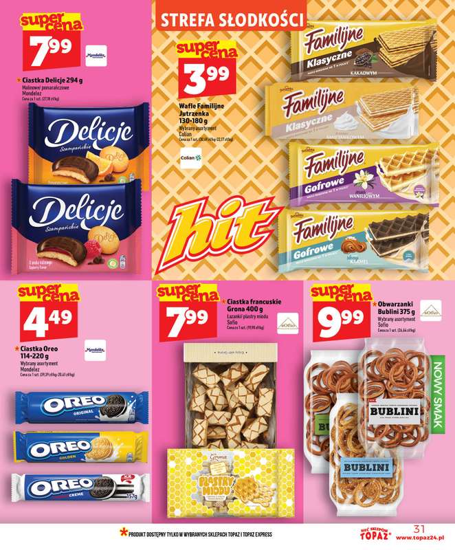 TOPAZ - gazetka promocyjna Gazetka od czwartku 16.07 do środy 22.07 - strona 31