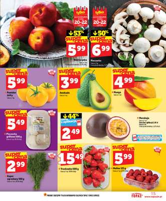 TOPAZ - gazetka promocyjna Gazetka od czwartku 16.07 do środy 22.07 - strona 15