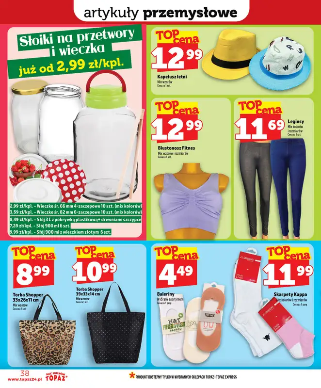 TOPAZ - gazetka promocyjna Gazetka od czwartku 16.07 do środy 22.07 - strona 38