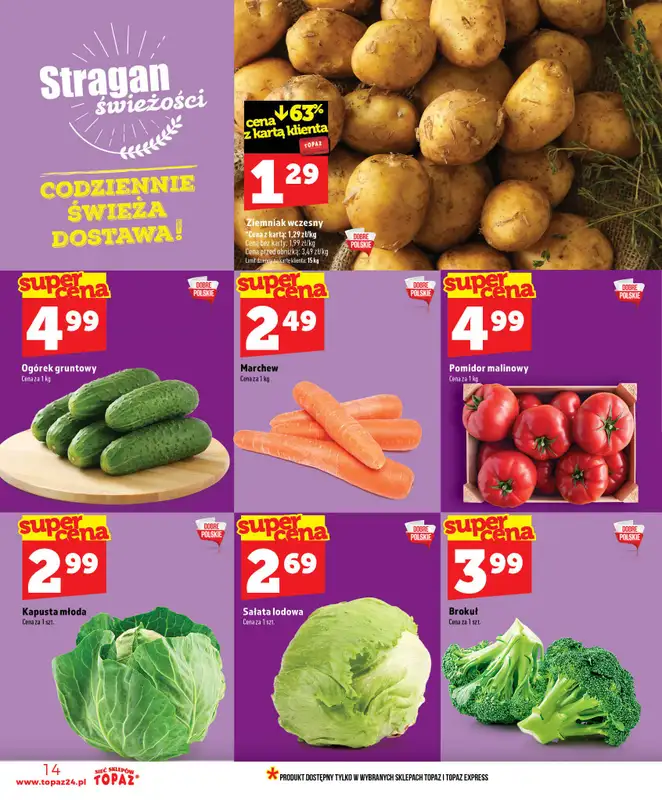 TOPAZ - gazetka promocyjna Gazetka od czwartku 16.07 do środy 22.07 - strona 14