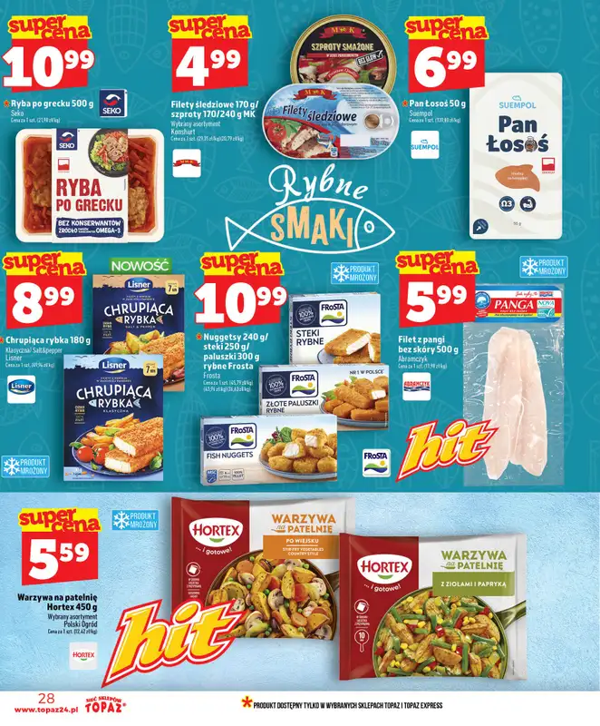 TOPAZ - gazetka promocyjna Gazetka od czwartku 16.07 do środy 22.07 - strona 28