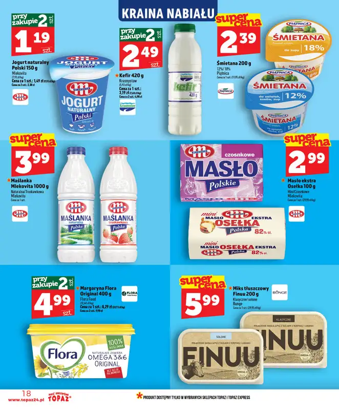 TOPAZ - gazetka promocyjna Gazetka od czwartku 16.07 do środy 22.07 - strona 18