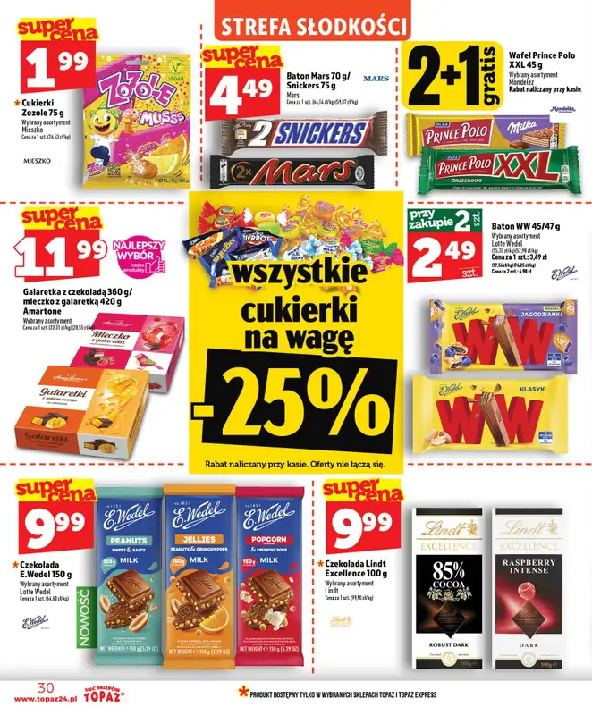 TOPAZ - gazetka promocyjna Gazetka od czwartku 16.07 do środy 22.07 - strona 30