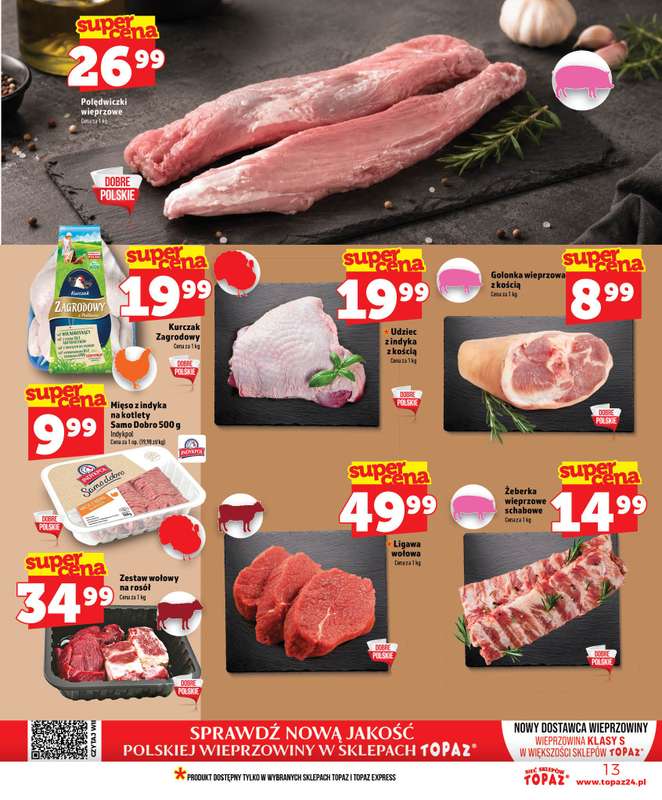 TOPAZ - gazetka promocyjna Gazetka od czwartku 16.07 do środy 22.07 - strona 13
