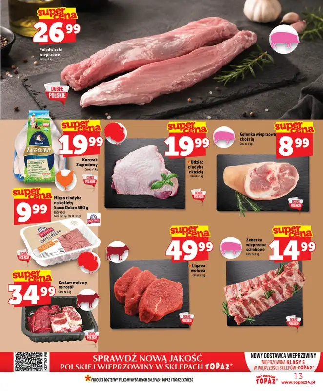 TOPAZ - gazetka promocyjna Gazetka od czwartku 16.07 do środy 22.07 - strona 13