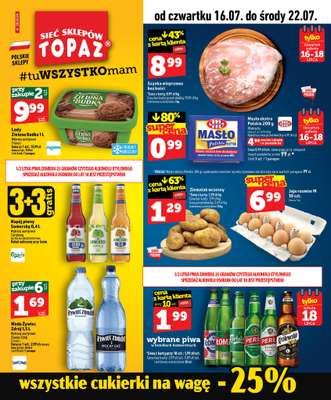 TOPAZ - gazetka promocyjna Gazetka od czwartku 16.07 do środy 22.07