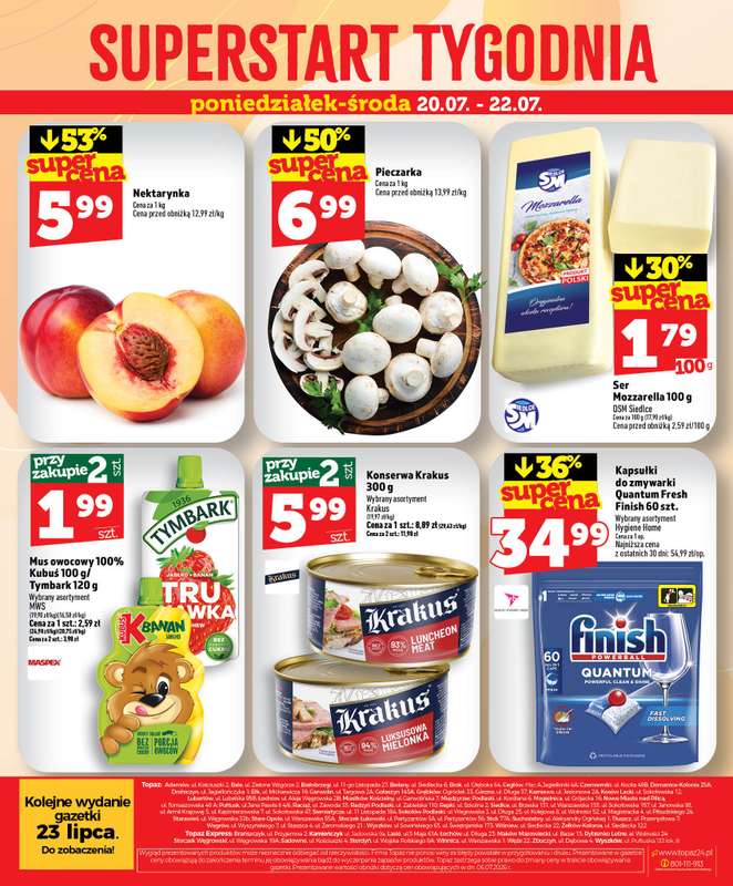 TOPAZ - gazetka promocyjna Gazetka od czwartku 16.07 do środy 22.07 - strona 40