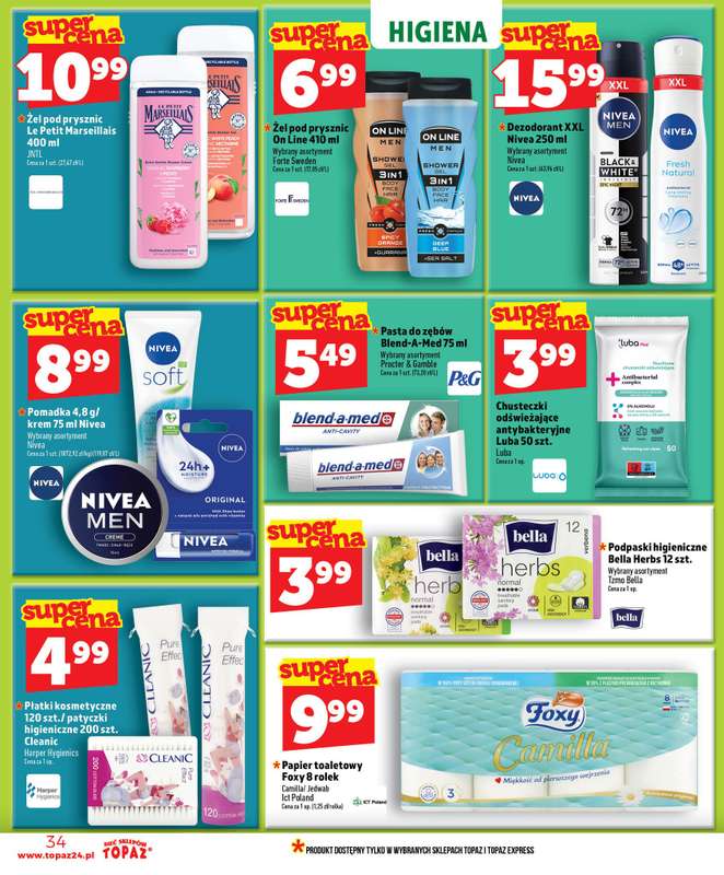 TOPAZ - gazetka promocyjna Gazetka od czwartku 16.07 do środy 22.07 - strona 34
