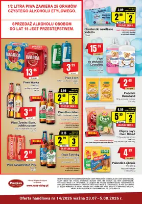 Premium Nasz Sklep - gazetka promocyjna Gazetka Premium Nasz Sklep od czwartku 23.07 do środy 05.08 - strona 6