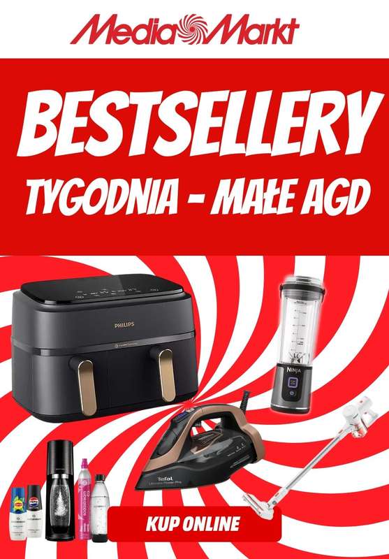 Media Markt - gazetka promocyjna Bestsellery tygodnia - małe AGD od piątku 10.07 do czwartku 16.07
