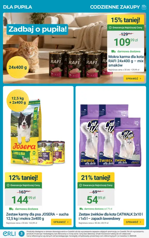ERLI - gazetka promocyjna Codzienne zakupy - taniej z Erli! od poniedziałku 13.07 do niedzieli 19.07 - strona 3
