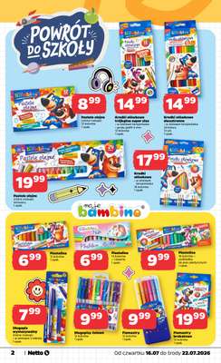 Netto - gazetka promocyjna Inspiracje tygodnia Powrót do szkoły  do środy 22.07 - strona 2