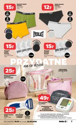 Netto - gazetka promocyjna Inspiracje tygodnia Powrót do szkoły  do środy 22.07 - strona 7