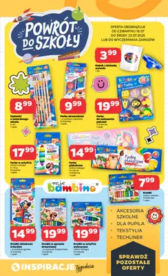 Netto - gazetka promocyjna Inspiracje tygodnia Powrót do szkoły  do środy 22.07