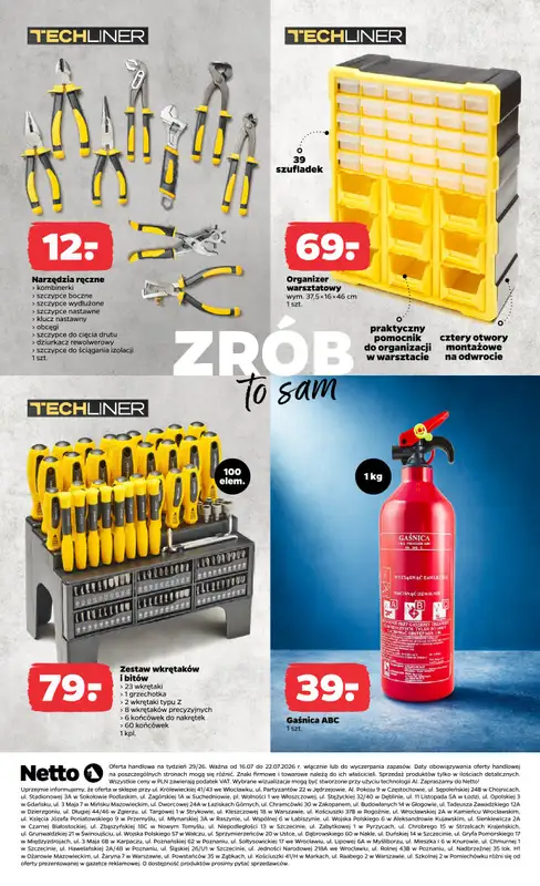 Netto - gazetka promocyjna Inspiracje tygodnia Powrót do szkoły  do środy 22.07 - strona 8