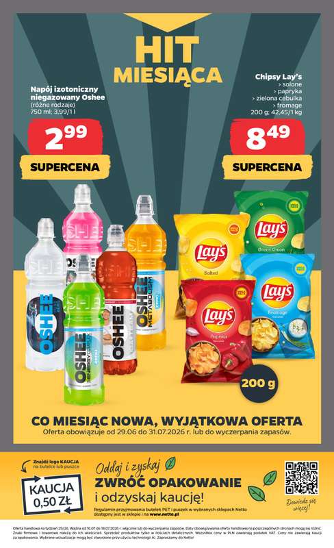 Netto - gazetka promocyjna Gazetka Spożywcza od czwartku 16.07 do soboty 18.07 - strona 21