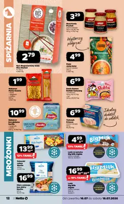 Netto - gazetka promocyjna Gazetka Spożywcza od czwartku 16.07 do soboty 18.07 - strona 12