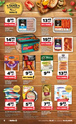 Netto - gazetka promocyjna Gazetka Spożywcza od czwartku 16.07 do soboty 18.07 - strona 6
