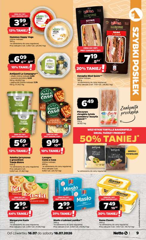 Netto - gazetka promocyjna Gazetka Spożywcza od czwartku 16.07 do soboty 18.07 - strona 9