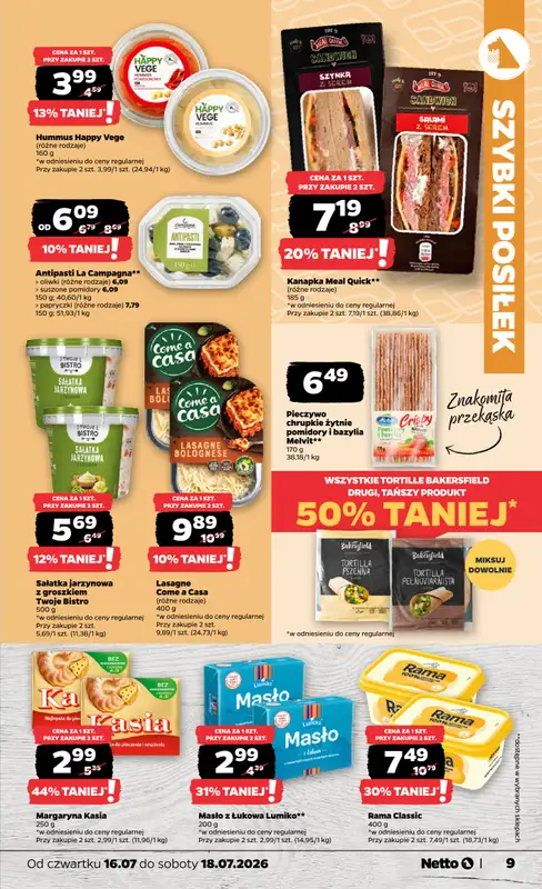 Netto - gazetka promocyjna Gazetka Spożywcza od czwartku 16.07 do soboty 18.07 - strona 9
