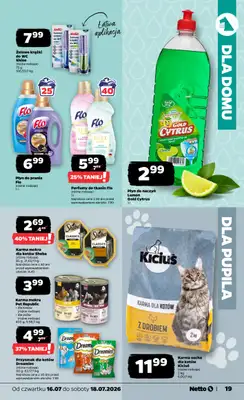 Netto - gazetka promocyjna Gazetka Spożywcza od czwartku 16.07 do soboty 18.07 - strona 19
