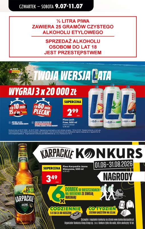 Biedronka - gazetka promocyjna Od czwartku od czwartku 09.07 do środy 15.07 - strona 70