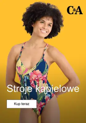C&A - gazetka promocyjna Stroje kąpielowe w supercenach! od niedzieli 12.07 