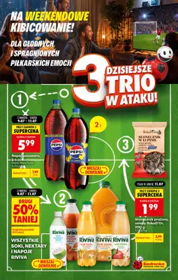 Biedronka - gazetka promocyjna Weekendowe kibicowanie od piątku 10.07 do soboty 11.07