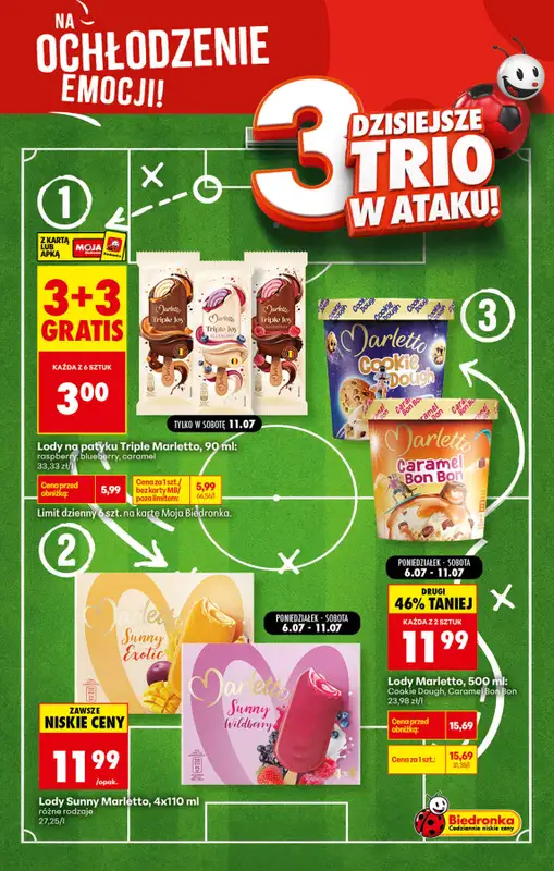 Biedronka - gazetka promocyjna Weekendowe kibicowanie   - strona 2