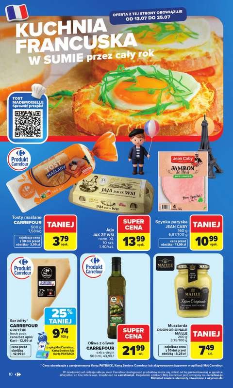 Carrefour - gazetka promocyjna Gazetka Carrefour od poniedziałku od poniedziałku 13.07 do soboty 18.07 - strona 12