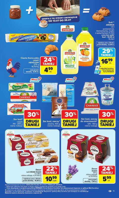 Carrefour - gazetka promocyjna Gazetka Carrefour od poniedziałku od poniedziałku 13.07 do soboty 18.07 - strona 13