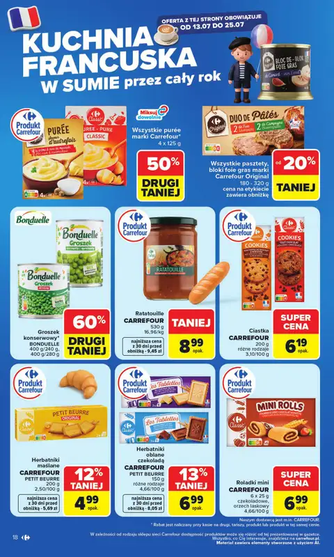 Carrefour - gazetka promocyjna Gazetka Carrefour od poniedziałku od poniedziałku 13.07 do soboty 18.07 - strona 20